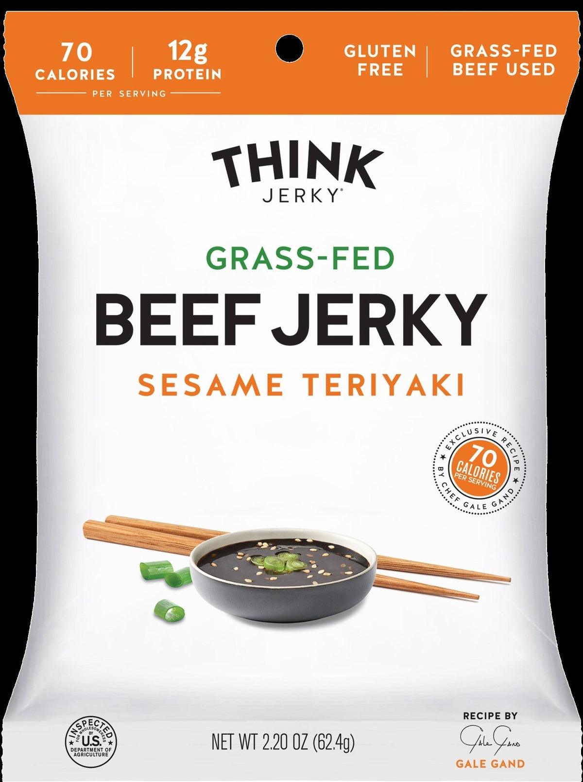 Grass-Fed Beef Jerky - Sesame Teriyaki