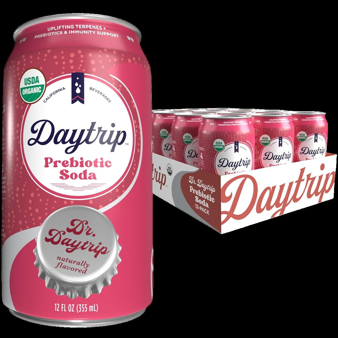 Organic Prebiotic Dr. Daytrip Soda (12 CT)
