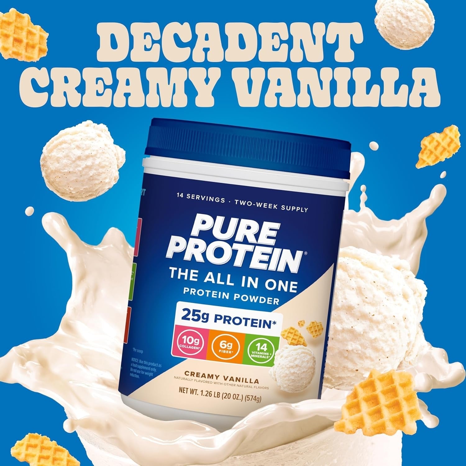The All-In-One Protein Powder - Creamy Vanilla