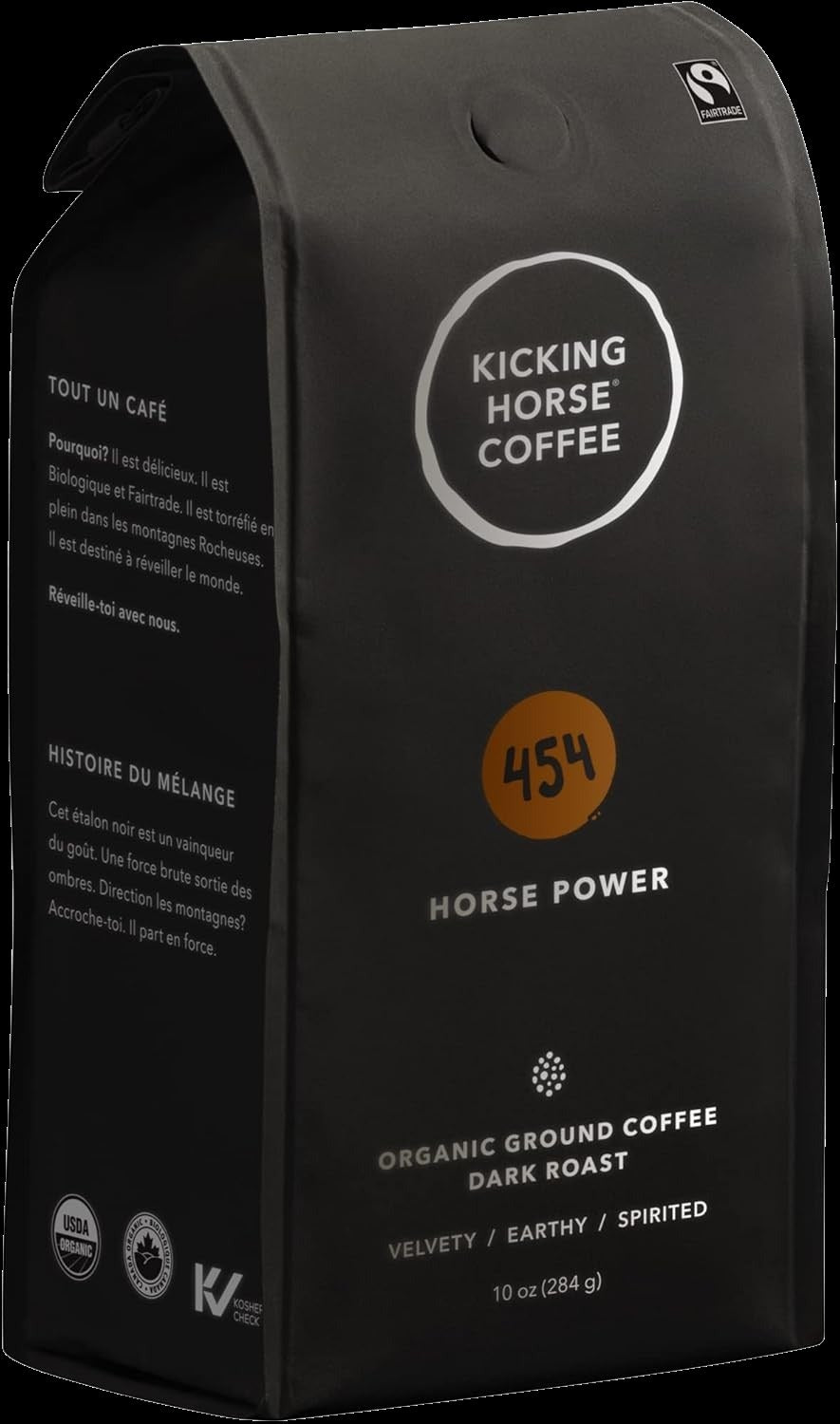 454 Horse Power Organic Dark Roast Ground Coffee