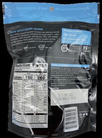 Vanilla Almond Probiotic Clusters