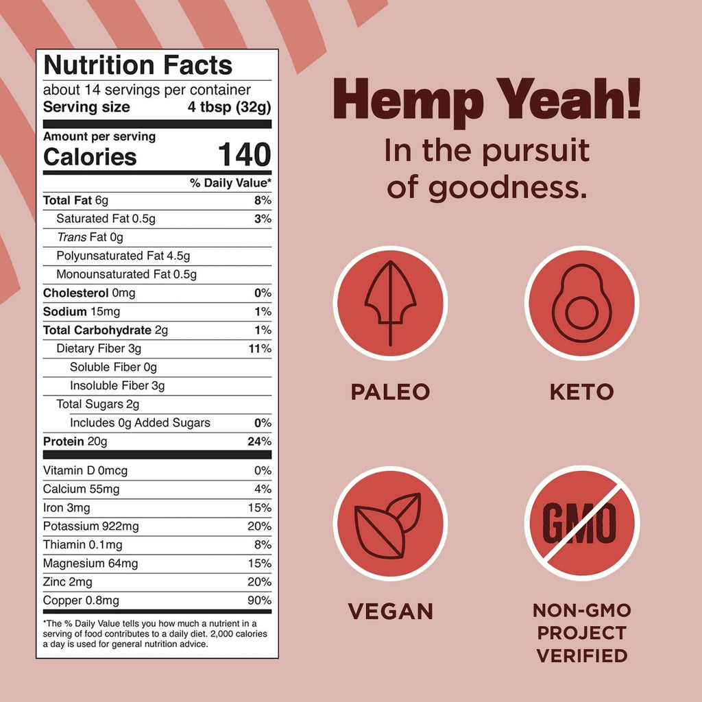 Max Protein Unsweetened Hemp Protein Powder