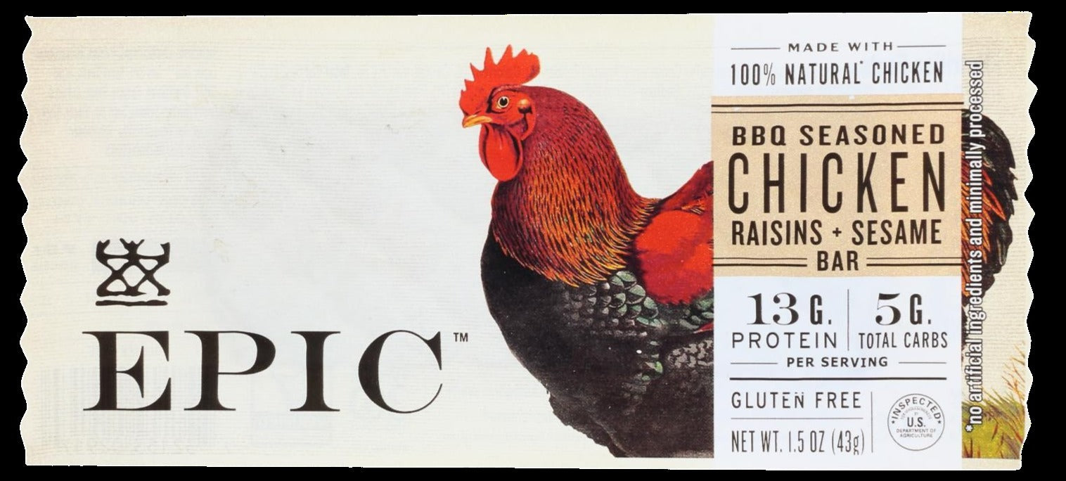 Bbq Seasoned Chicken Raisin Sesame Bar