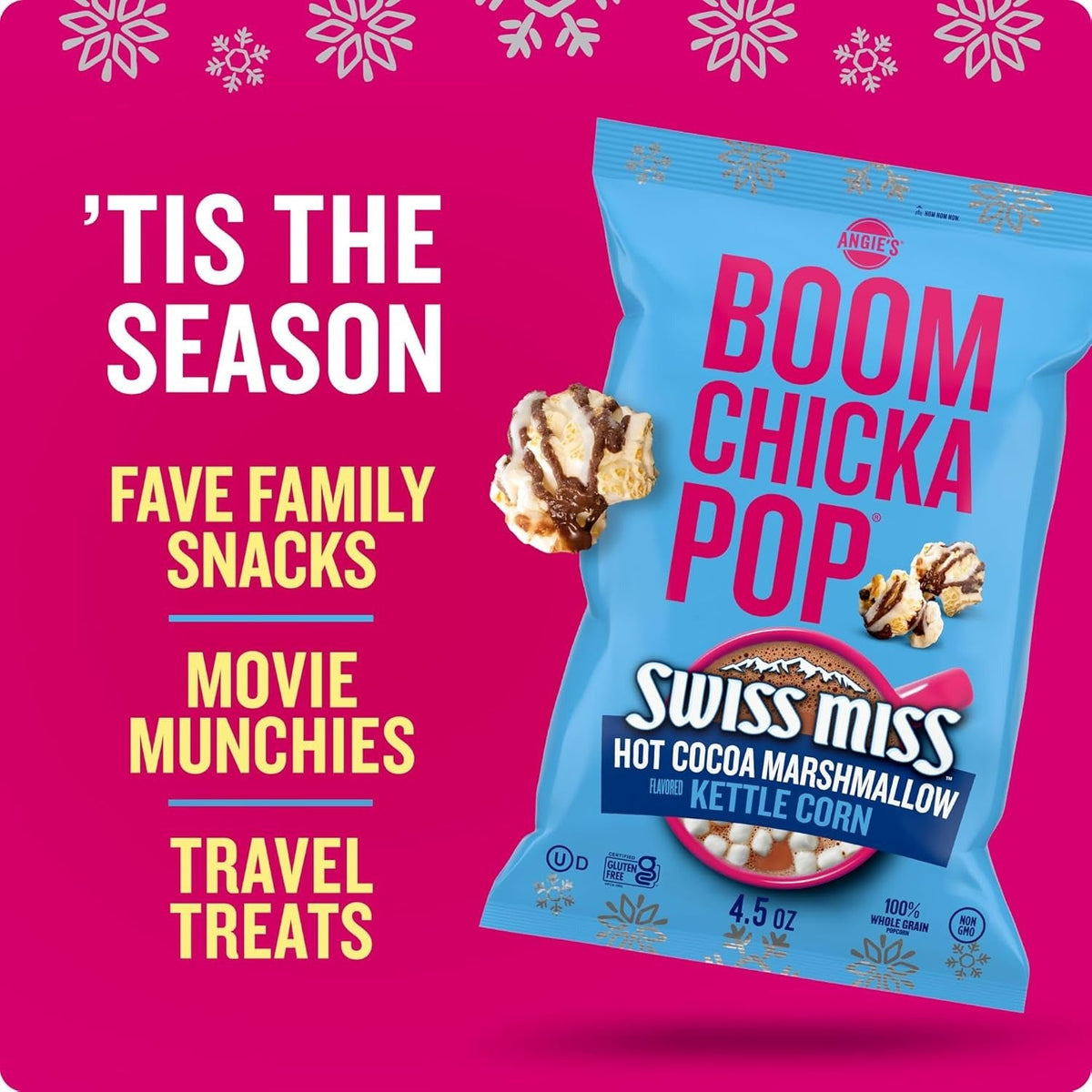 Hot Cocoa Marshmallow Drizzled Kettle Corn