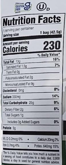Jalapeno Kettle Potato Chip (Snack Bag)