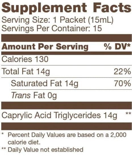 Brain Octane Premium Oil Single Serve (15 CT)