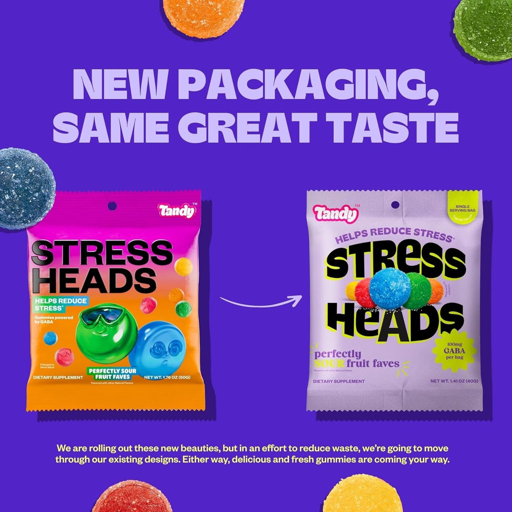 Stress Heads Perfectly Sour Fruit Faves Gummies