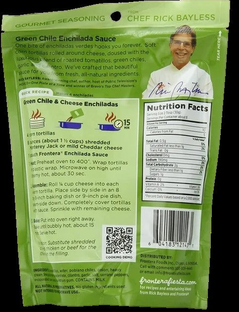 Medium Green Chile Enchilada Seasoning Pouch (6 Pack)