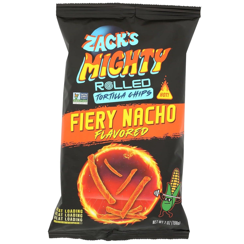 Fiery Nacho Rolled Tortilla Chips