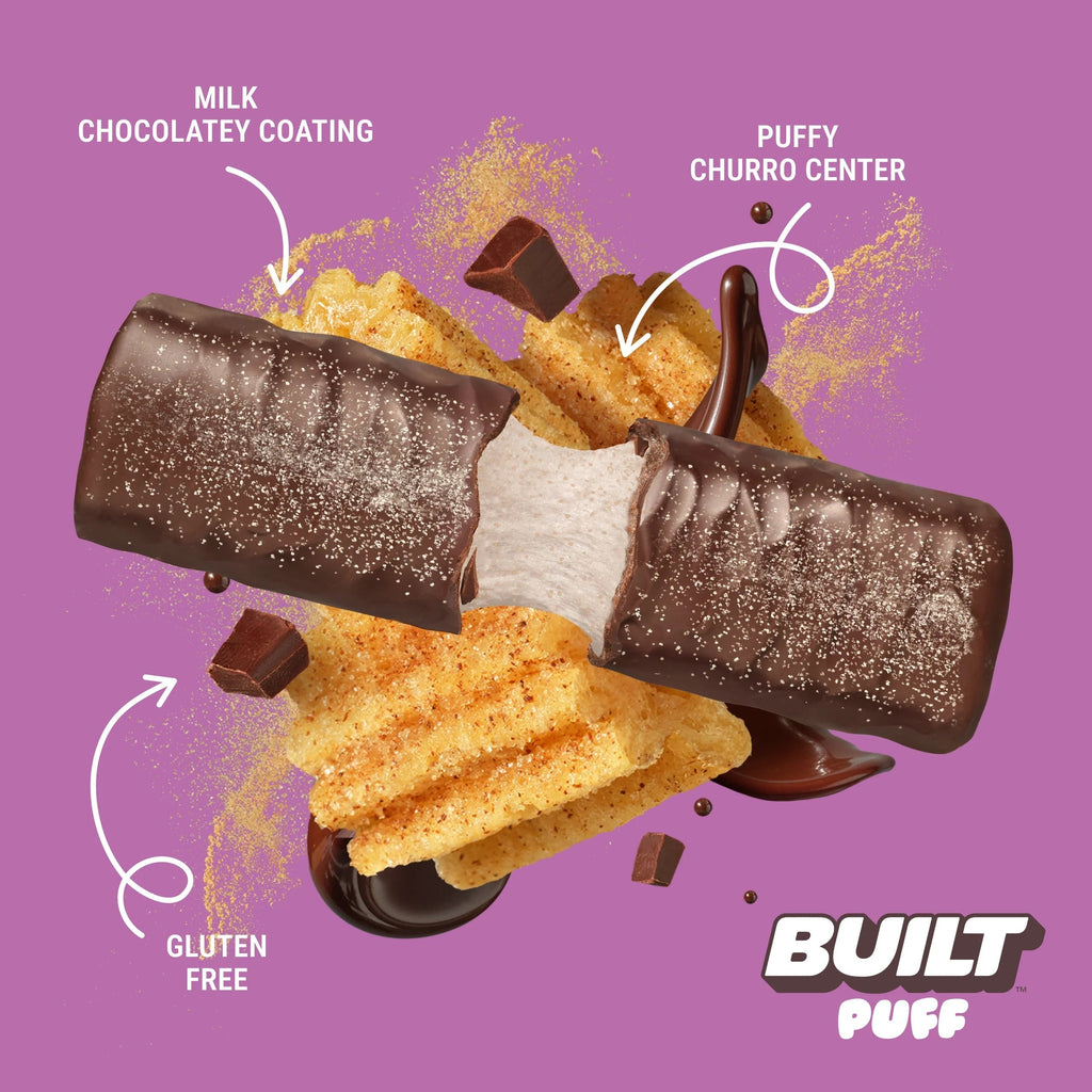 Churro Puff Collagen Protein Bars (12 CT)