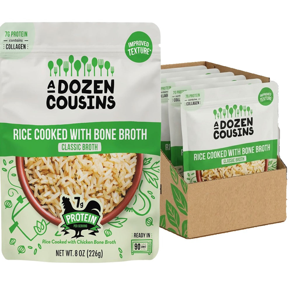 RTE Rice Cooked in Bone Broth Classic (6 Pack)