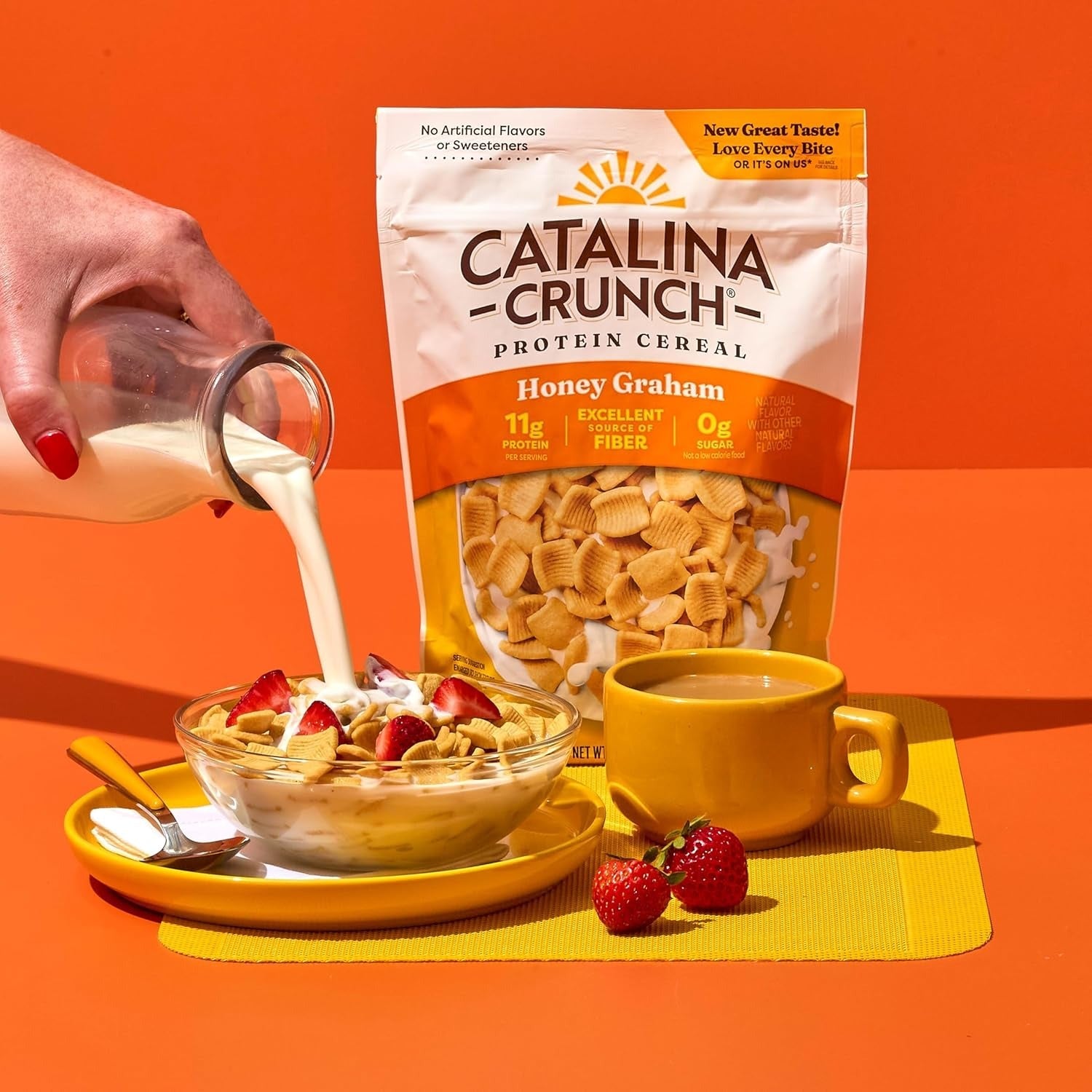 Honey Cashew Protein Granola