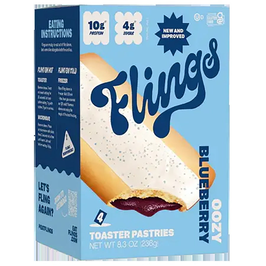 Protein Oozy Blueberry Toaster Pastries