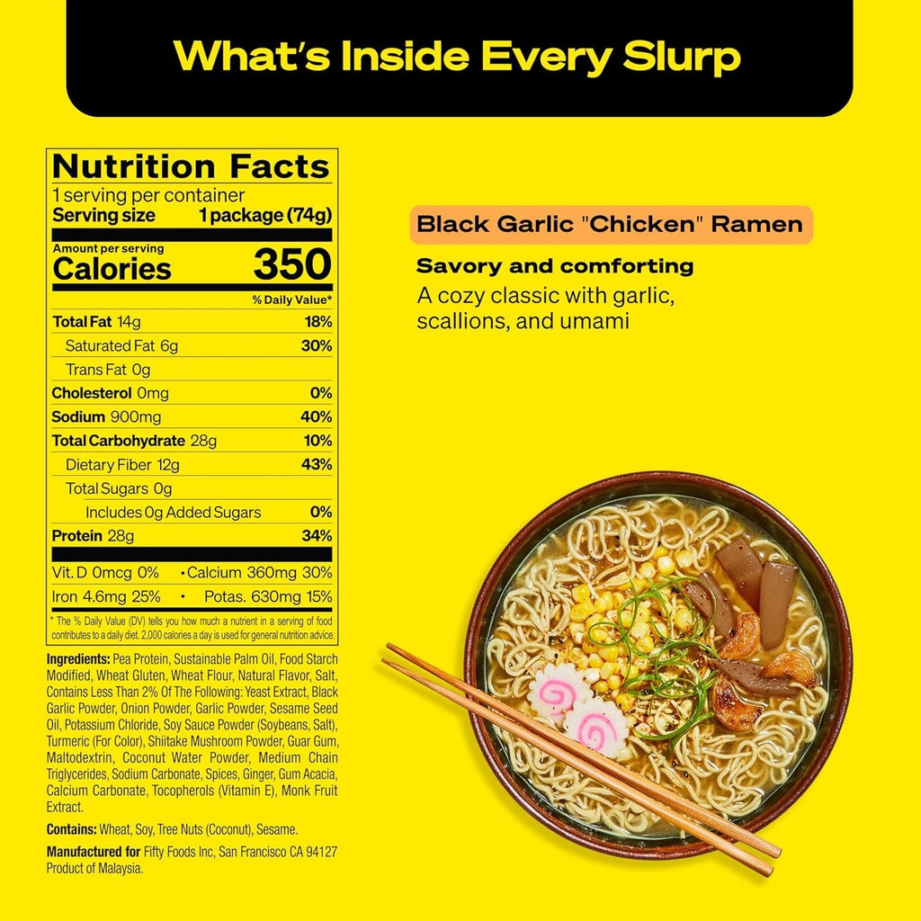 Black Garlic "Chicken" Ramen Cup