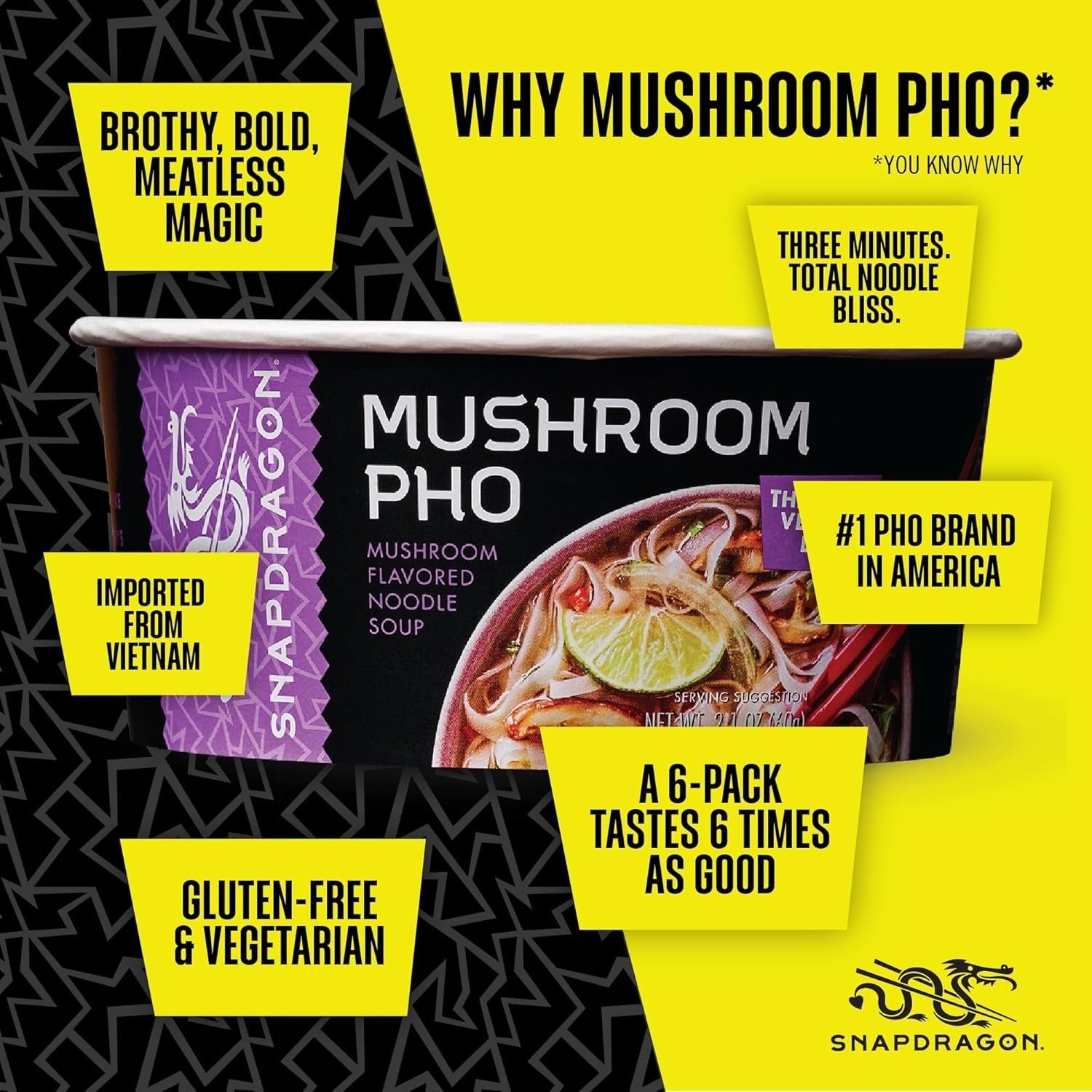 Mushroom Pho (6 Pack)
