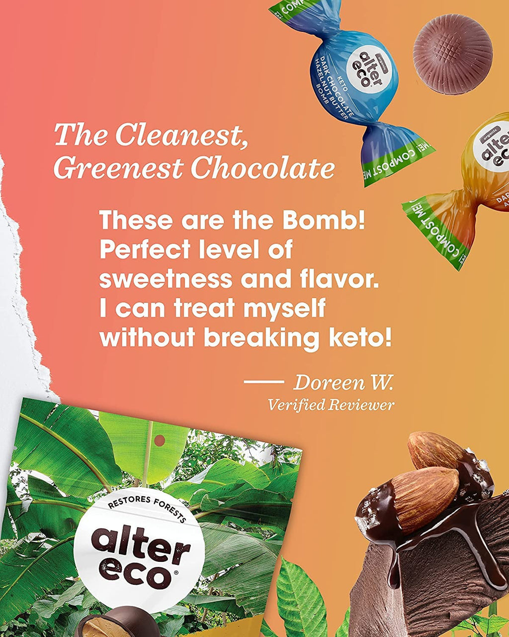 Chocolate Bombs Hazelnut Butter (9 Ct)