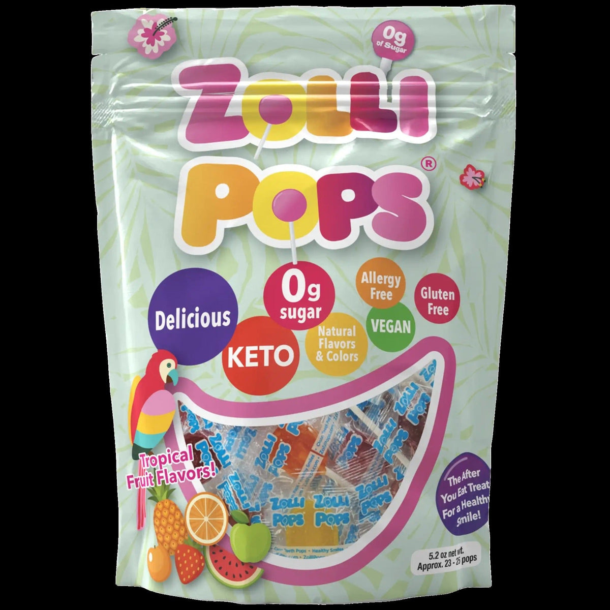 Tropical Assorted Fruit Lollipops
