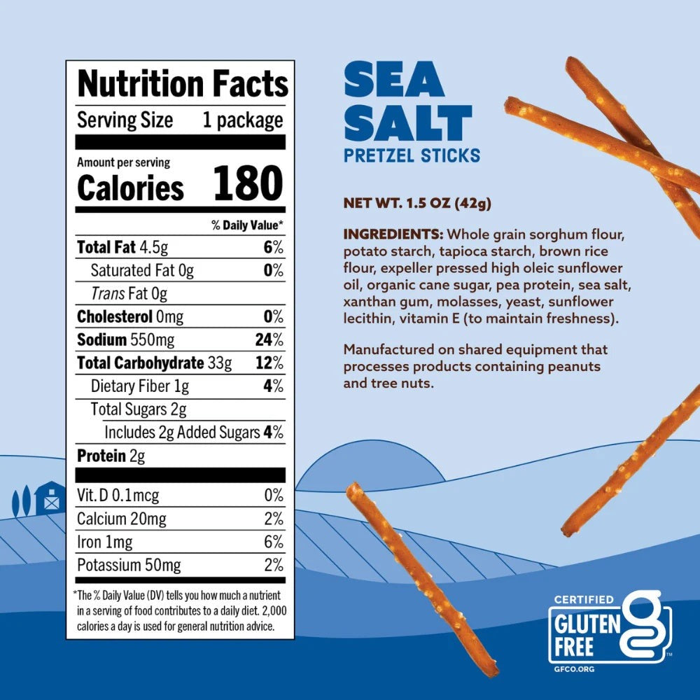 Sea Salt Pretzel Sticks