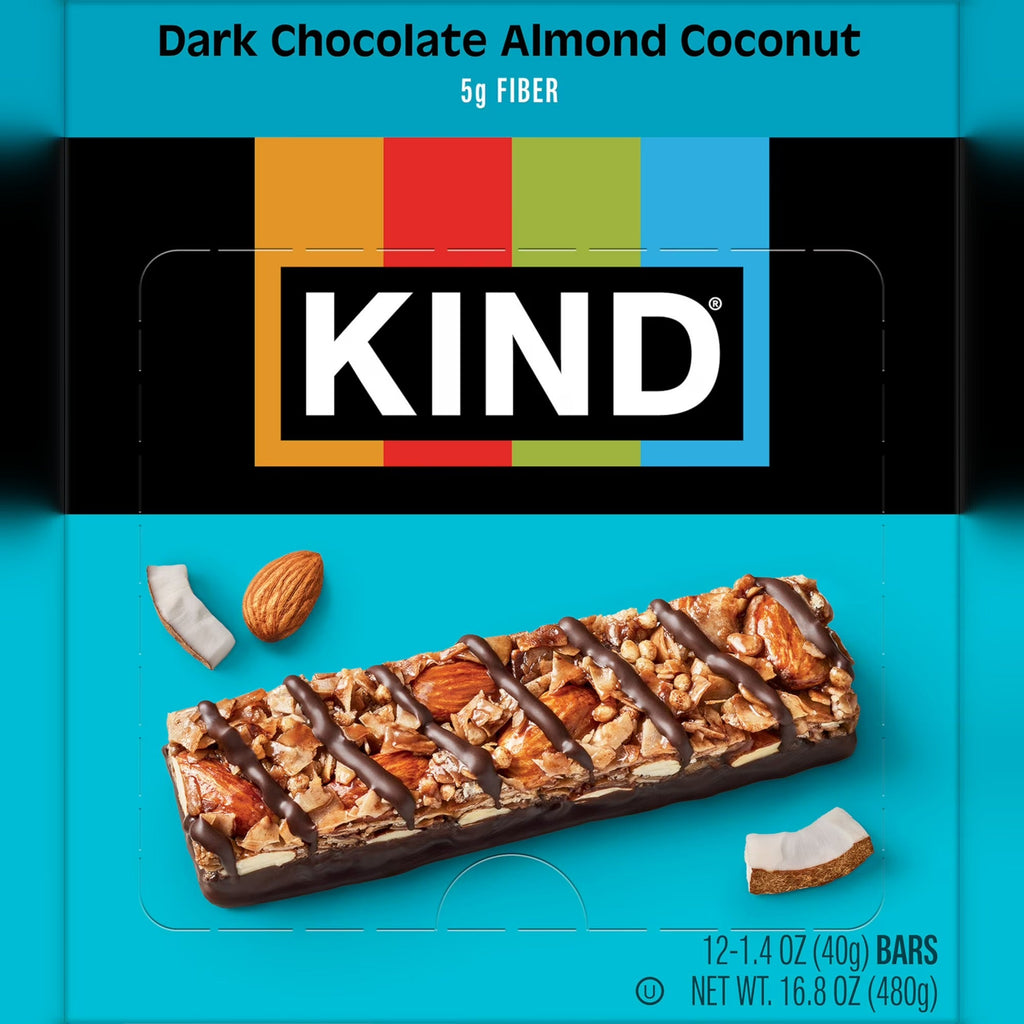 Dark Chocolate Almond & Coconut Kind Bar (12 CT)