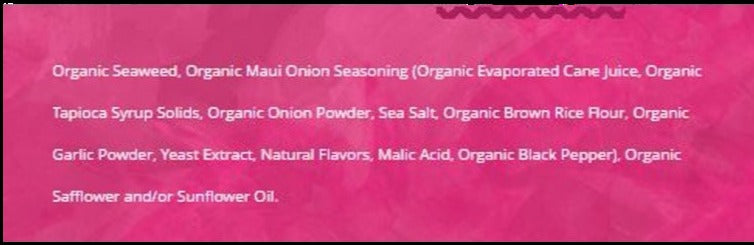 Maui Onion The Seaweed Snack