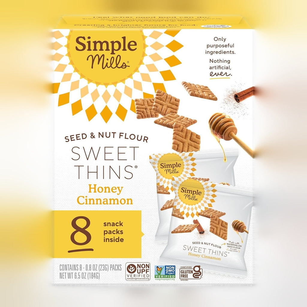 Honey Cinnamon Sweet Thin Snackpacks (8 CT) (2 Pack)