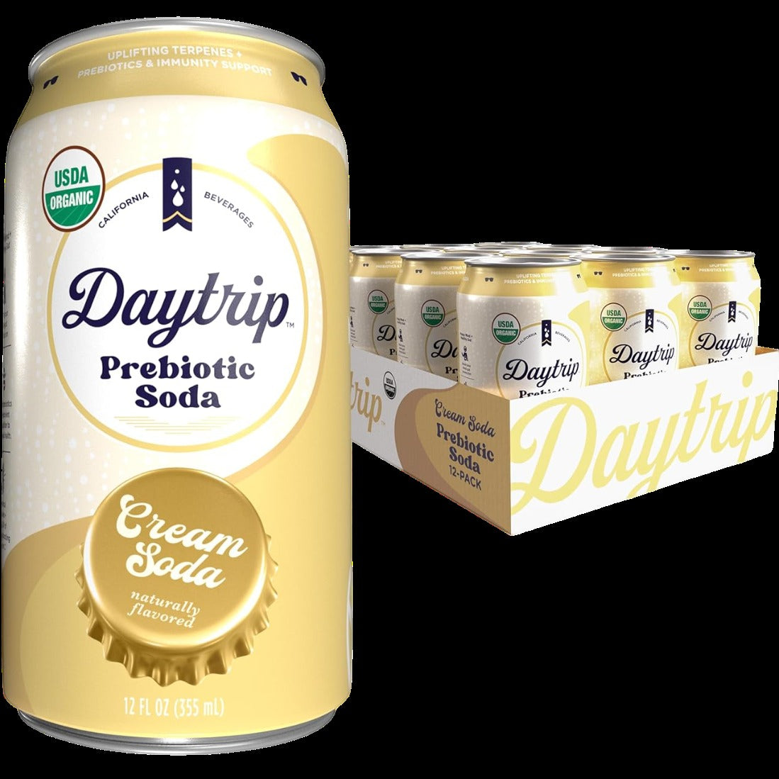 Organic Prebiotic Cream Soda (12 CT)