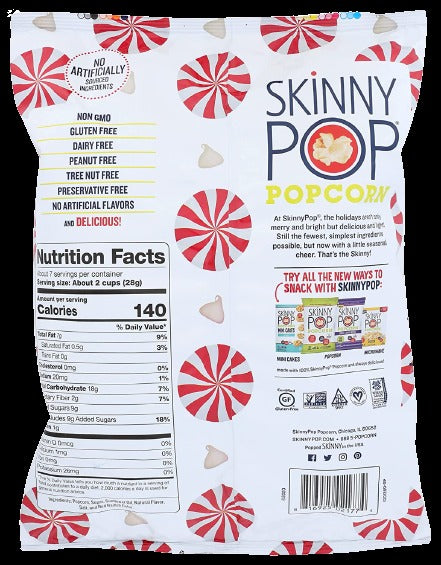 White Chocolate Peppermint Popcorn