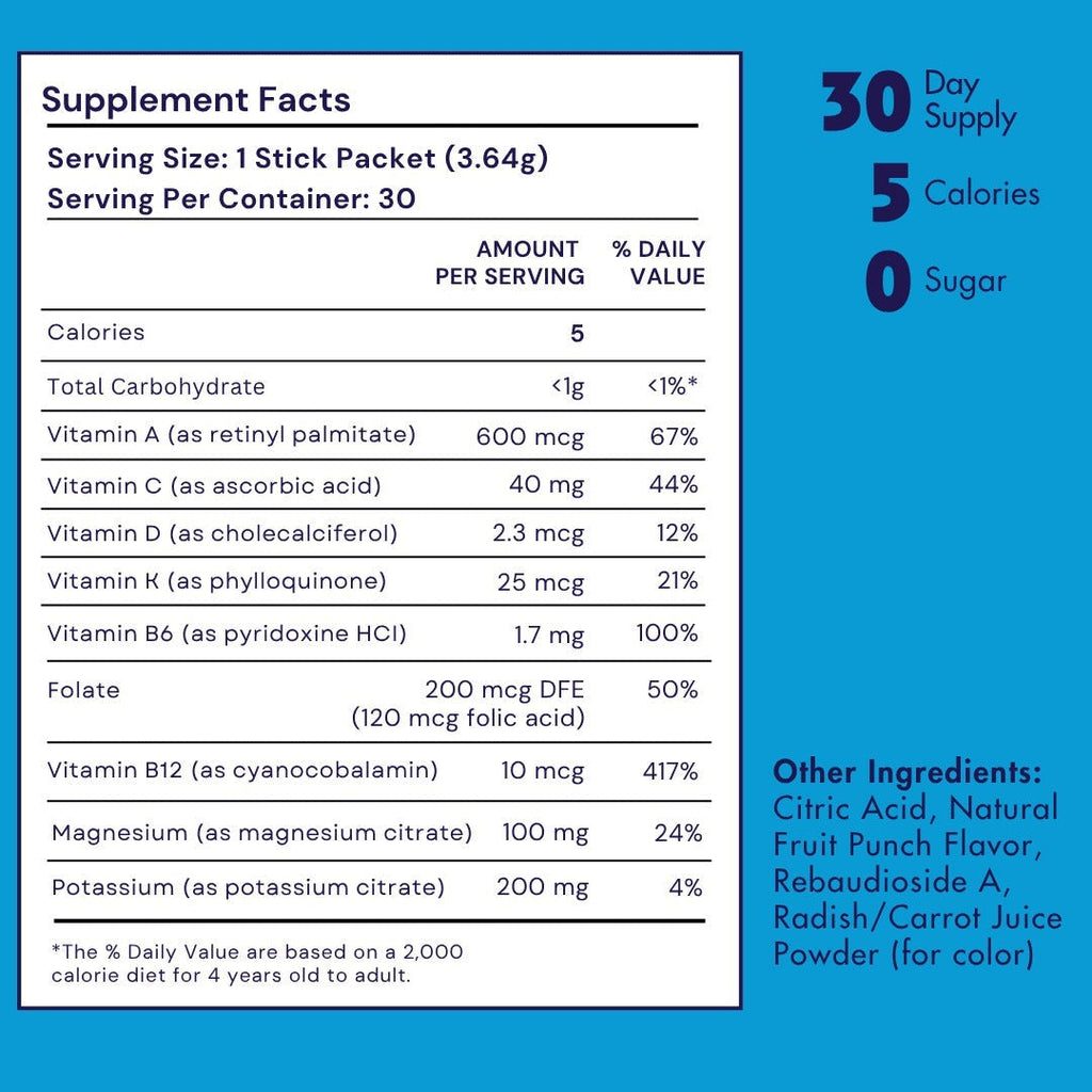 Critter Vitamin H2O, Fruit Punch (30 CT)