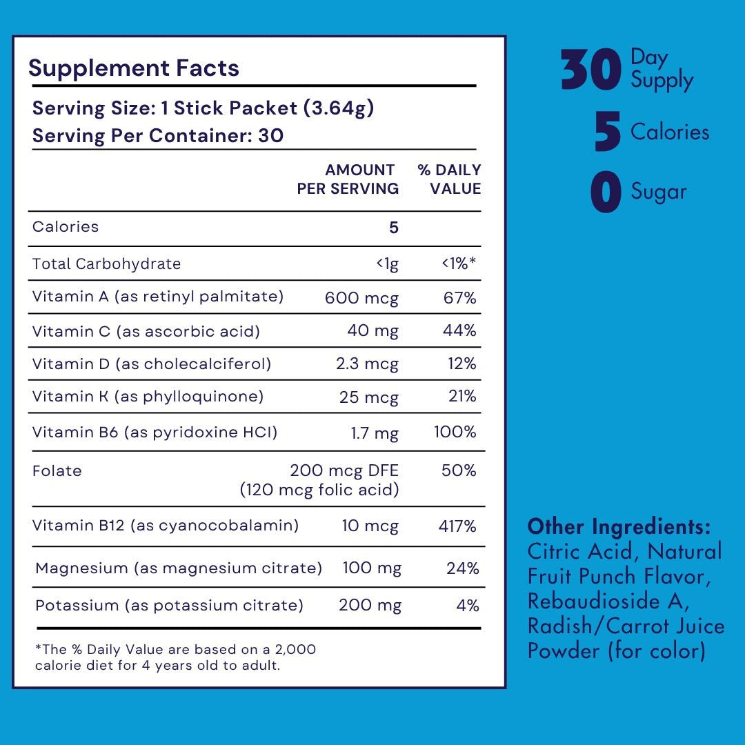 Critter Vitamin H2O, Fruit Punch (30 CT)