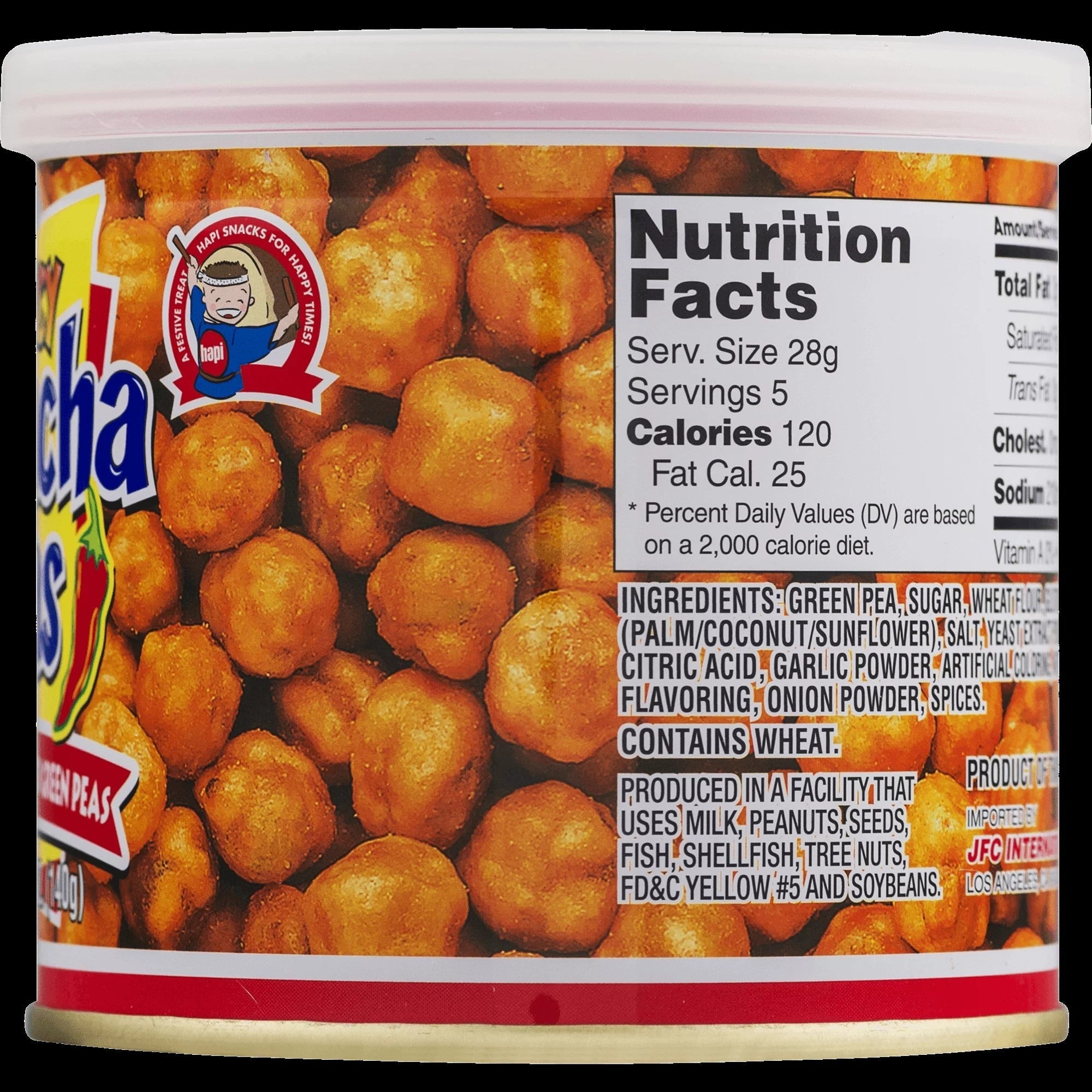 Spicy Sriracha Green Peas