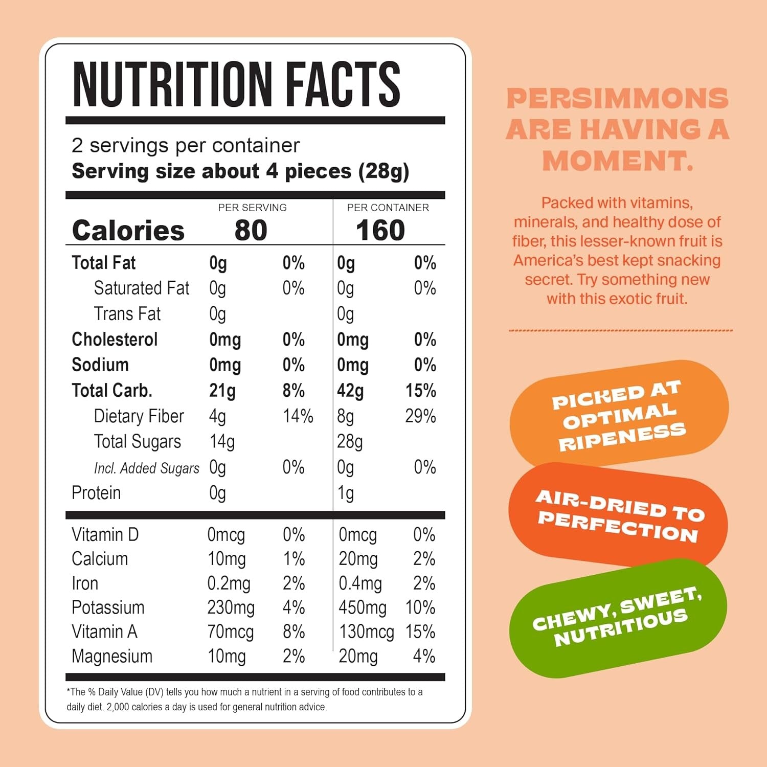 Air-Dried Persimmon Slices (10 Pack)