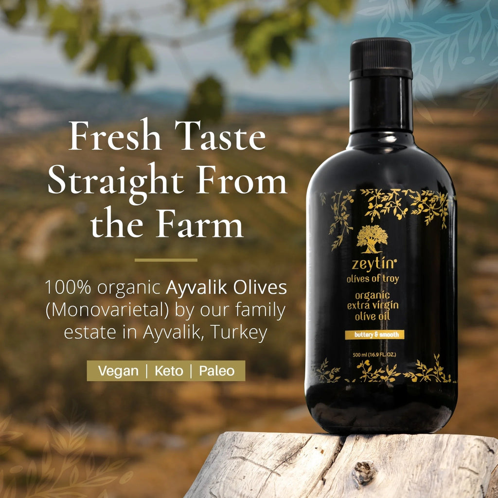 Organic Extra Virgin Olive Oil - Buttery & Smooth