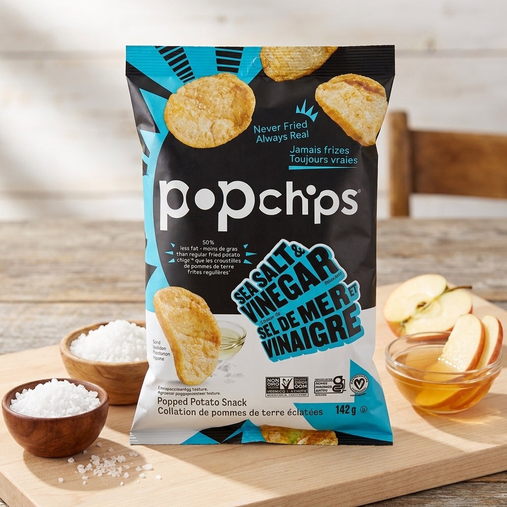 Sea Salt & Vinegar Popped Potato Chips