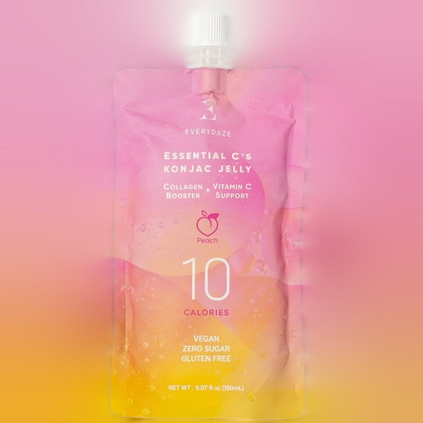 Essential C's Konjac Jelly - Peach (10 CT)