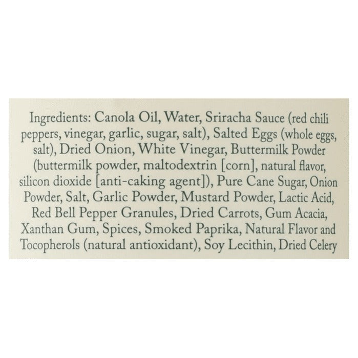 Sriracha Ranch Dressing