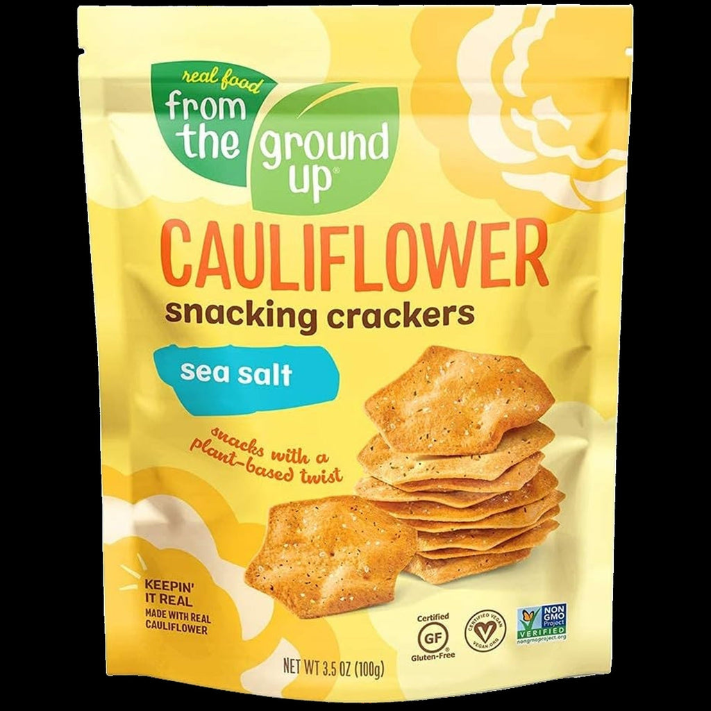 Sea Salt Cauliflower Snacking Crackers
