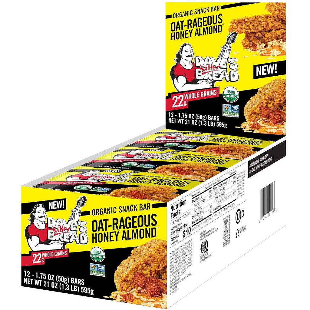Honey Almond Oat-Rageous Bar (12CT)