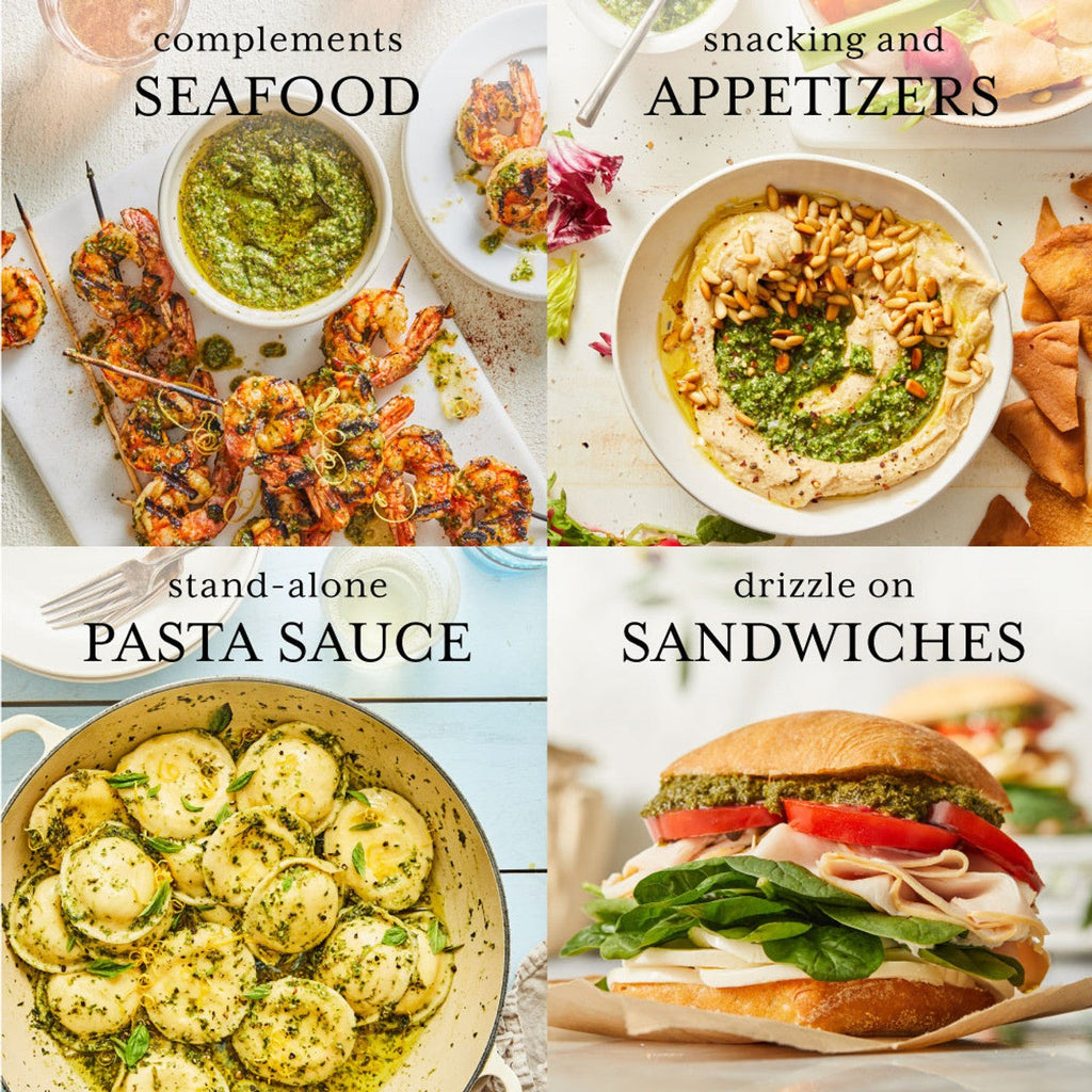 Basil Pesto Topping