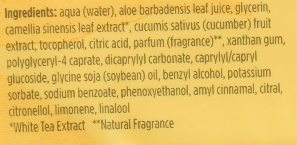 Facial Cleansing Towelettes (White Tea Extract)