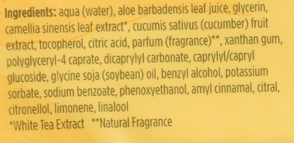 Facial Cleansing Towelettes (White Tea Extract)