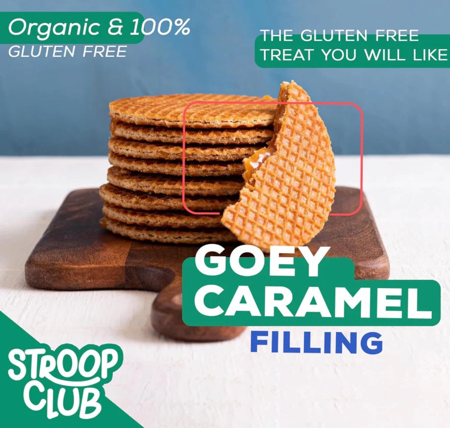 Traditional Caramel Gluten Free Stroopwafel (8 CT)