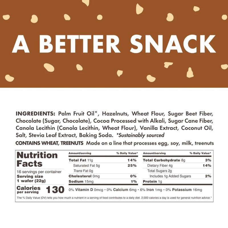 Wafer Chocolate Hazelnut (16 CT)