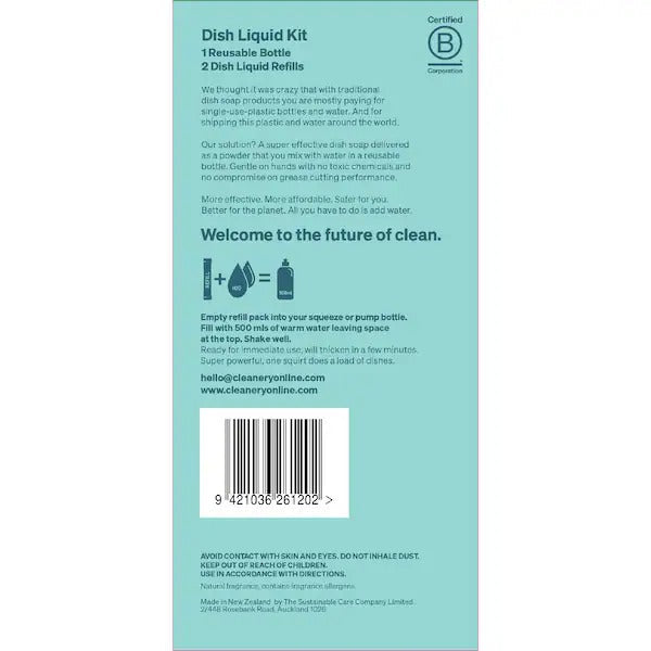 Dish Liquid Starter Kit - Fresh Citrus
