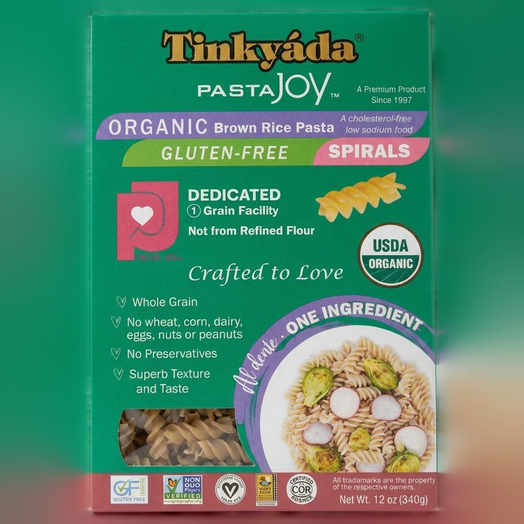 Organic Brown Rice Spiral Pasta