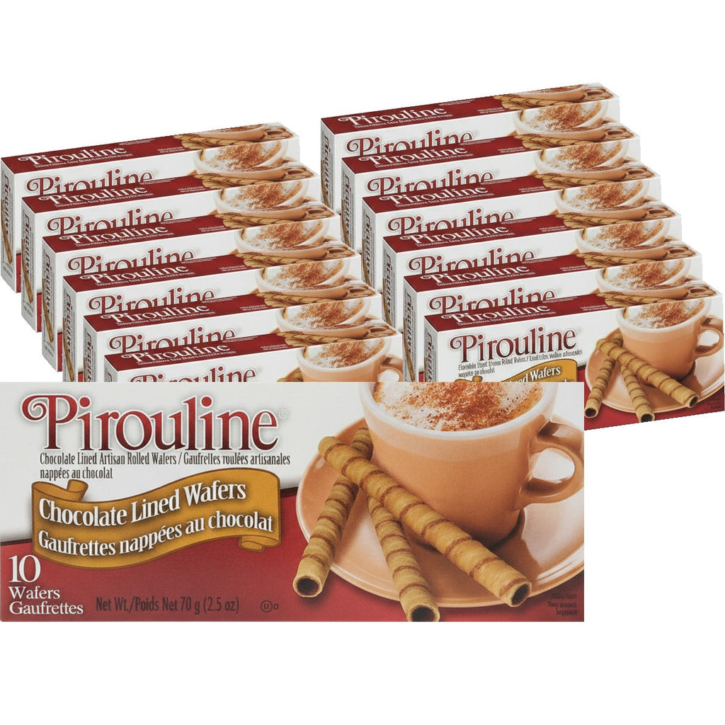 Chocolate Lined Rolled Wafers (12 Pack)