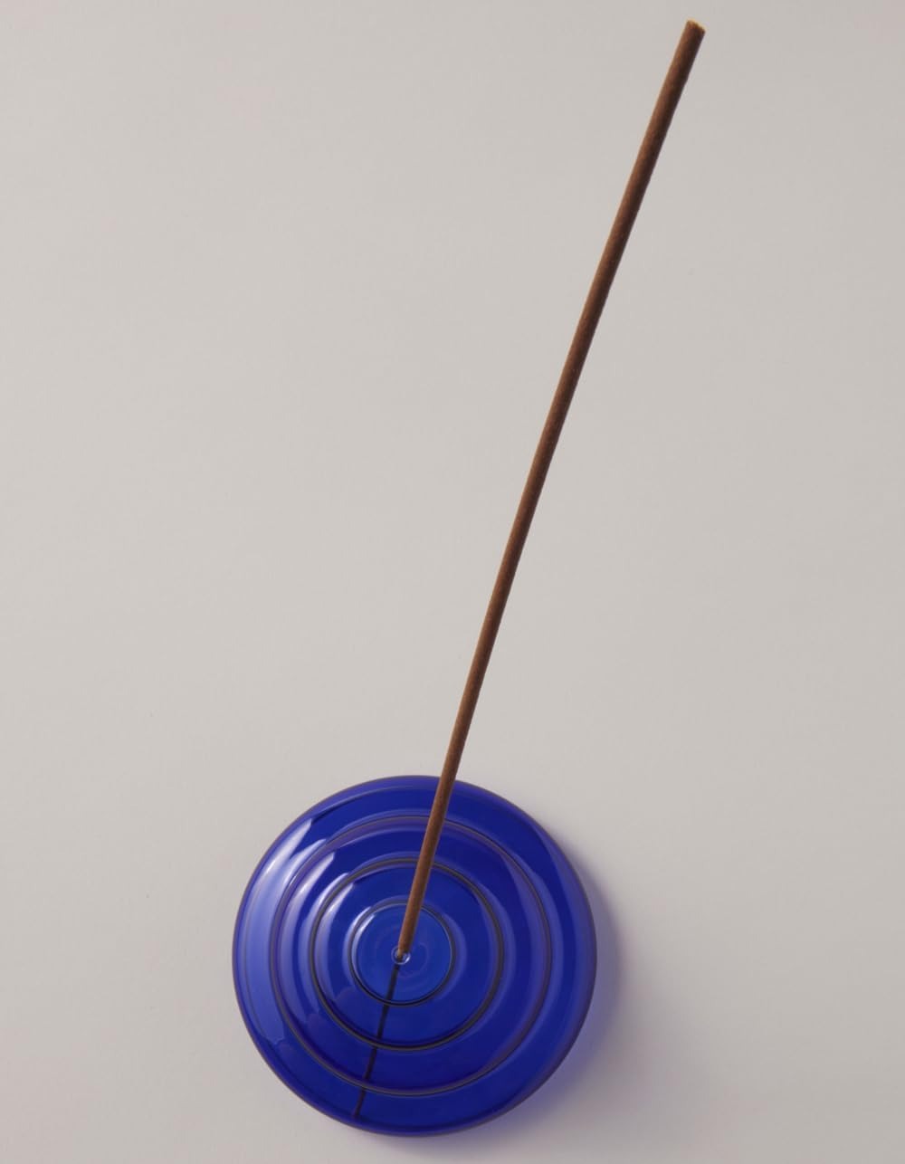 Glass Meso Incense Holder (Cobalt)