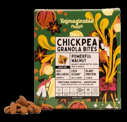 Powerful Walnut Chickpea Granola