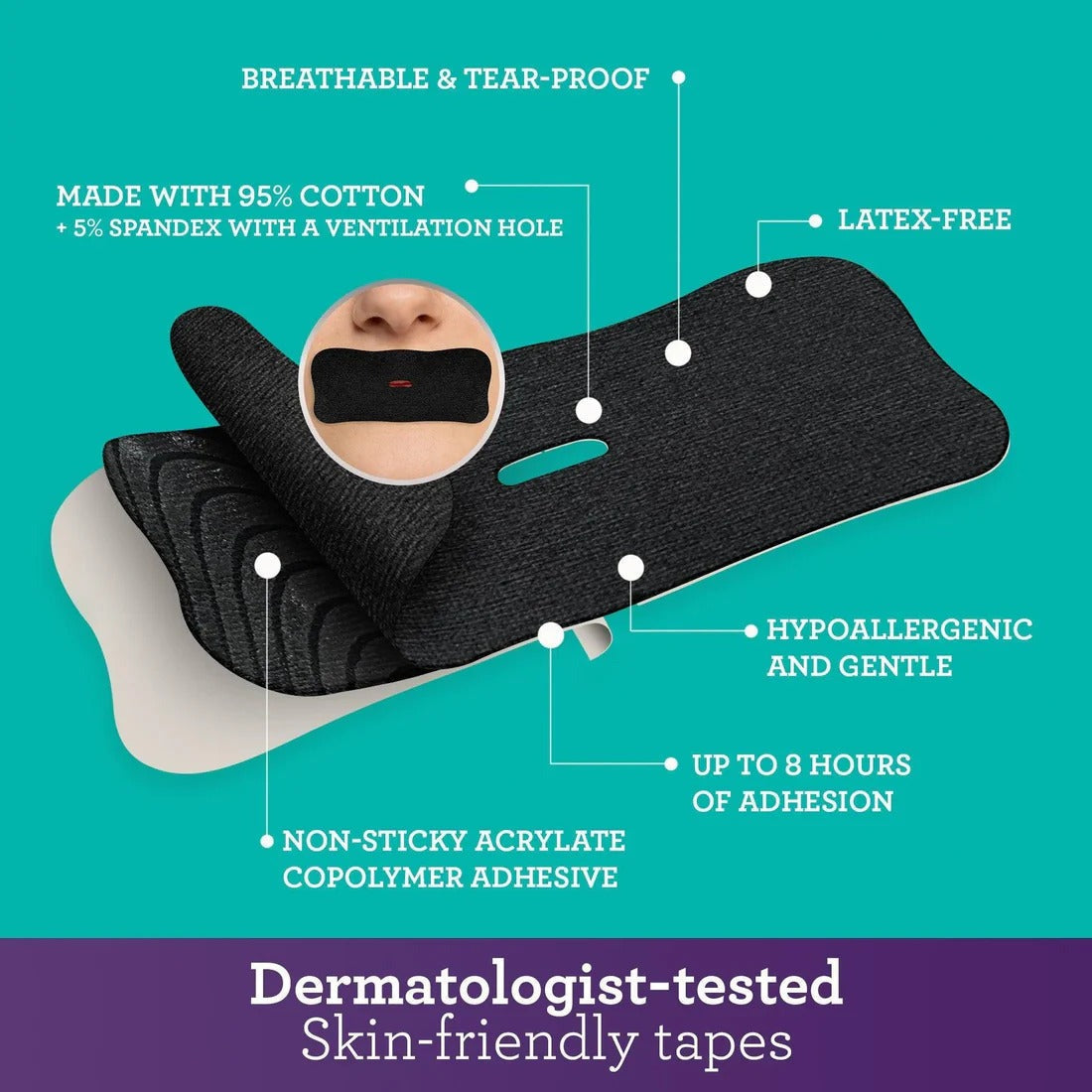 Mouth Tape + Travel Case (60 CT)
