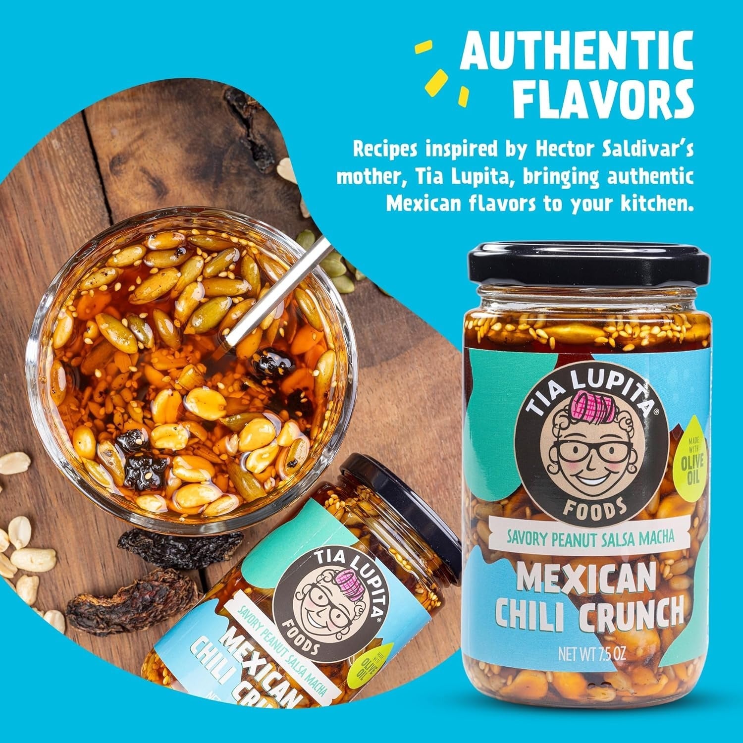 Salsa Macha Chilis with Peanuts and Pepitas