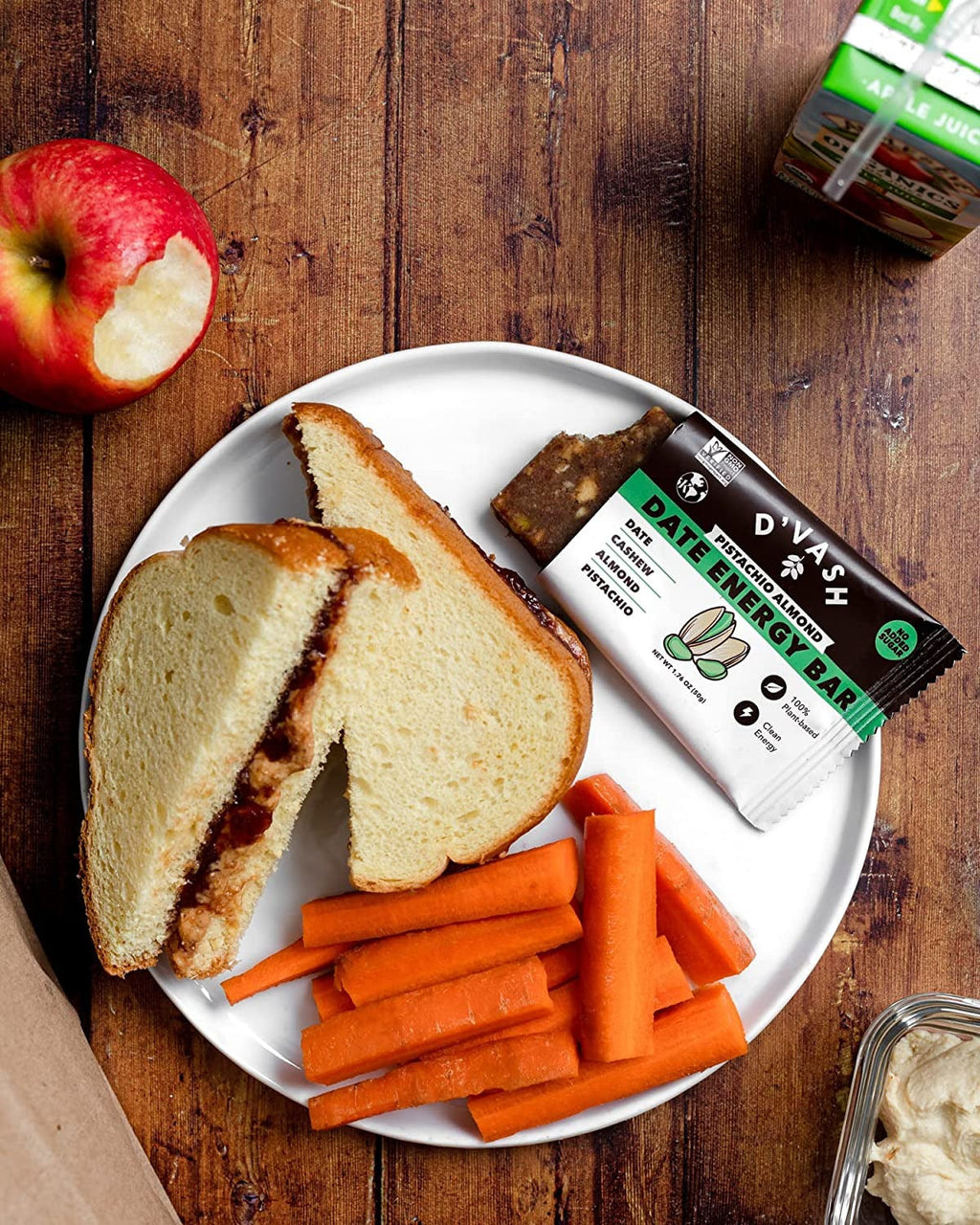 Cashew Almond Pistachio Date Energy Bar (6 Pack)